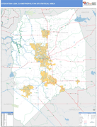 Stockton-Lodi Metro Area Digital Map Basic Style